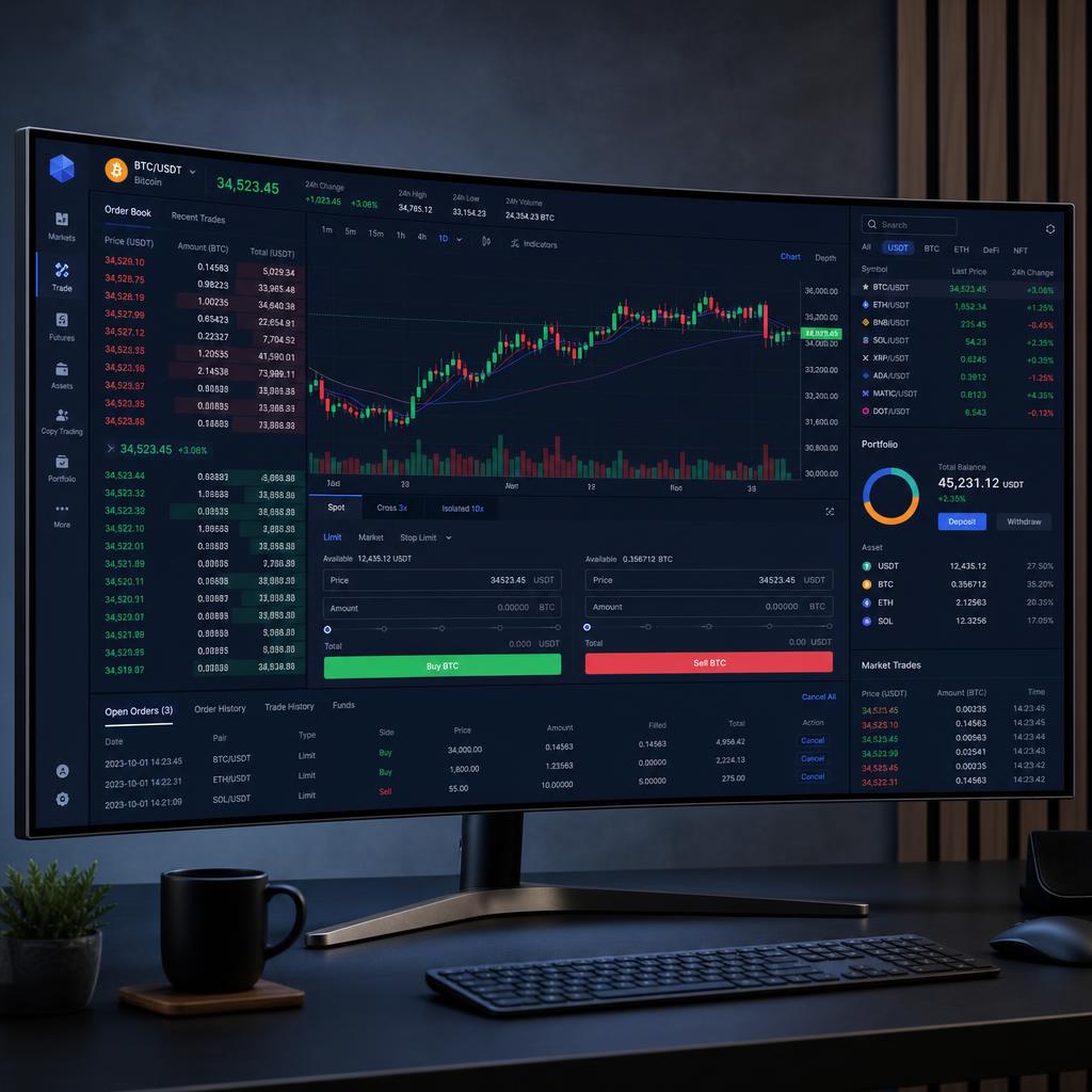 Web Trader Platform screenshot