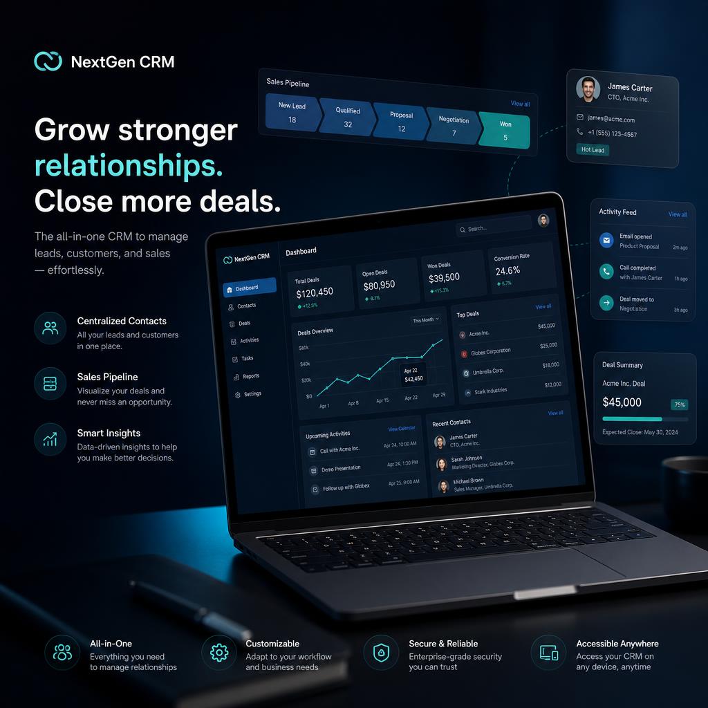 CRM Solution screenshot