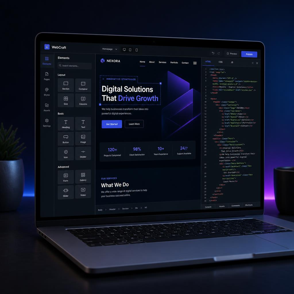 Custom Website Development screenshot